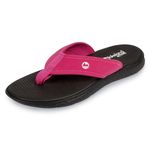 Lakeland Active Women's Flimby Neoprene Flip Flop Sandals - Black & Pink - 6 UK