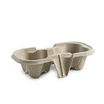 Disposable Cup Carry Trays Takeaway Carrier Cup Holders Cardboard Tea Coffee (90, 2 CUP)