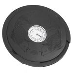 Acoustic Guitar Soundhole Humidifier Folk Guitar Sound Hole Dehumidifier with Hygrometer Guitar Accessories (Black)