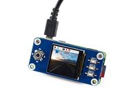 1.3inch LCD Display HAT for Raspberry Pi 4B/3B+/3B/2B/Zero/Zero W/Zero WH, IPS Screen 240x240 Pixels RGB, 65K Display Color LED Backlight SPI Interface 3.3V Operating Voltage