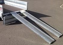 Hardcastle 1.8m Non Slip Steel Loading Ramps - Pair