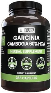 Pure Original Ingredients Garcinia Cambogia, No Magnesium or Rice Fillers, Always Pure, Lab Verified (365 Count)