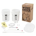 ABC Crafted Series Home Brewing Equipment Pack | Starter Kit for at Home Wine and Beer Making | 6 Gallon Bucket - Fermentation Kit (STANDARD)