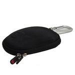 Hermitshell Hard EVA Storage Carrying Case Bag for Apple Magic Mouse I and II 2nd Gen and carabiner Black Nylon