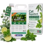 KinderPet® Cat Repellent Stop Cats Anti Fouling Cat Deterrent Stop Fouling Pooping Peeing Urinating Scratching Garden Eucalyptus Lime Peppermint Big Value 5L Refill