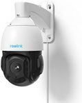 Reolink 4K PTZ PoE Security Camera Outdoor with 16X Optical Zoom, 360° Pan 90° Tilt, Auto Tracking, 260ft IR Night Vision, Human/Vehicle/Pet Detection, Two-Way Audio, Time Lapse, RLC-823A 16X
