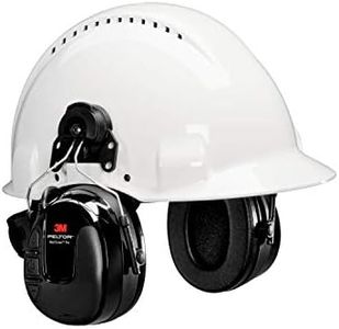 3M 00078371670887 Peltor Worktunes Pro Cap-Mounted Radio Headset, Capacity, Volume, Standard, Black