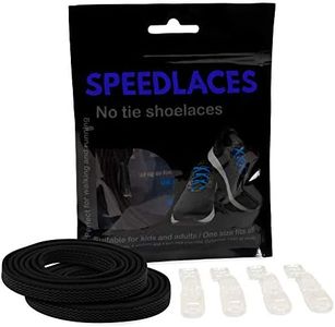 SPEEDLACES No Tie Shoelaces (Black)