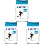 Purepet Puppy Dry Dog Food Chicken & Vegetable Flavour 2.8 kg Pack (Pack of 3)