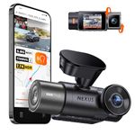 Vantrue N2X 2.7K Uber Dash Cam Front and Inside, 5.8G WiFi Dual Dash Camera for Car w/HDR IR Night Vision, STARVIS 2, GPS, 2.5K/60FPS, 24/7 Parking Mode, Voice Control, Support 512GB Max