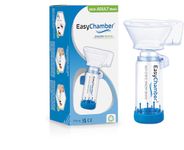 EasyChamber Anti-Static Spacer Device with Adult Mask, Inhaler Chamber, use with Metered Dose Inhaler, BPA and Latex Free