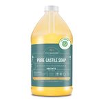 Whole Naturals EWG Verified & Certified Palm Oil Free, Castile Liquid Soap - 64 oz. - Unscented, Mild & Gentle Non-GMO & Vegan - Formulated with Carrier Organic Oils