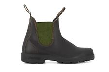 Blundstone 519 Stout Brown Olive Leather Unisex Chelsea Boots