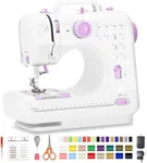 Sea Punk Sewing Machine for Beginners, Mini Sewing Machine with 12 Built-in Stitches, Kids Sewing Machine with Foot Pedal, High-Low Speeds, Portable Sewing Machines and Sewing Enthusiasts (505)