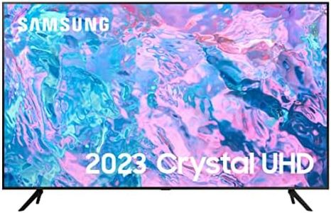 Samsung 65 Inch CU71A0 4K UHD HDR Smart TV (2023) - Ultra High Definition Smart TV With Gaming Hub, Smart TV Streaming, Crystal 4K Processor, Object Tracking Sound, PurColour & App Connect