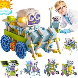 STEM Toys, SMILESSKIDDO 434 PCS Building Blocks, 36+ Robot Models Learning & Education Science Kit Toys, 5 6 7 8 9 10 11 12 Year Old Boy and Girl Gift
