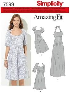Simplicity 1800 Misses' and Plus Size Amazing Fit Dresses Sewing Pattern - Size 20W-28W