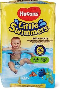 Huggies Little Swimmers Disposable Swim Diapers, Small (15lb-34lb.), 12-Count