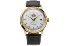 Orient Japanese Automatic/Hand-Winding 38mm Dress Watch Bambino Version 7, White (Gold)