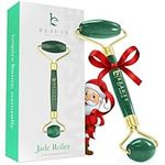 Jade Roller for Face - Face Roller for Women, Face Massager to Reduce Appearance of Puffy Eyes, Fine Lines, & Wrinkles, Facial Roller Self Care Gifts for Women, Christmas Stocking Stuffers for Her