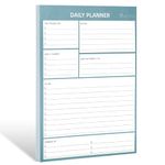 Thboxes Daily Planner Pad To Do List Pad, Undated 100 Tear off Sheets A5 Desk Planner Day Planner for Study Office Home Organising, 100GSM Thick Paper, 8.3" X 5.8"