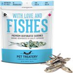 The Granville Island Pet Treatery Sardines for Dogs & Sardines for Cats (210g, Pack of 1) - Dehydrated Single Ingredient Dog Treats - Natural Dog Treats, Grain Free