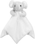 Tillfield White Soft Touch Baby Elephant Comforter/Security Blanket