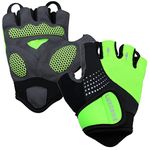 LuxoBike Cycling Gloves Mountain Bike for Men – Shock Absorbing SBR Gel Padded – Anti Slip Palm – Ultra Breathable – Specialized for Mens Bicycling, Biking, MTB Biker, Road Bicycle Riding