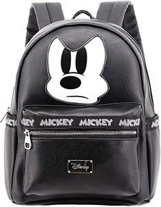 Disney Topolino Angry-Zaino Fashion, Nero, 24 x 32 cm, Capacità 10 L