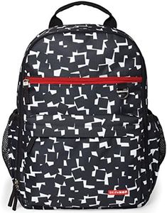 Skip Hop Duo - Mochila para pañales negro negro/blanco