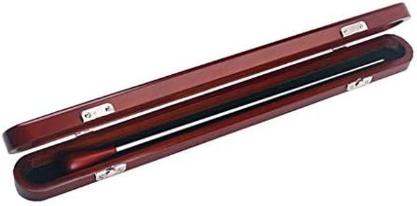 Alnicov Red Wood Conductor Music Baton Wooden Box Case with Baton Handmade Musical Parts