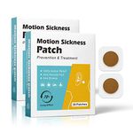 Motion Sickness Patches, Anti Nausea Sea Sickness Patch,Relieve Vomiting, Nausea, Dizziness Resulted from Travel of Cars, Ships, Airplanes, Fast Acting and No Side Effects (40count)