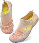 Womens Water Shoes Thicken Soles Cozy Breathable Barefoot Athletic Aqua Shoes for Beach Swim Pool Diving Hiking Water Sports 8 Women