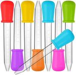 COLIBROX Liquid Dropper - Silicone Droppers for Kids - Pipette Kids - 5 ML Pipettes Plastic Droppers - Candy Dropper - Water Droppers for Kids - Preschool Droppers - Food Grade Pipettes