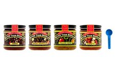 Better Than Bouillon Culinary Collection: Adobo, Italian Herb, Smokey Chipotle & Sofrito Base 8oz (4 Pack, 1 each) Bundle with PrimeTime Direct Teaspoon Scoop with BTB Authenticity Seal in a BTB Box