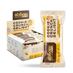 STROOM Asia's First Centre Filled Protein Bars | 20g Protein (5 Bars, 63 Grams Each) | Cookie Crunch Delight | Protein Bars for Muscle Growth & Repair | Fibre Rich | No Added Sugar