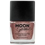 Holographic Glitter Nail Polish by Moon Glitter - 14ml - Rose Gold