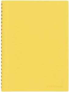 Maruman Septcouleur Lab Notebook, 8.35 x 6.22 Inches (A5), 3mm square grid, 100 sheets, Sunny Yellow (N768-04)