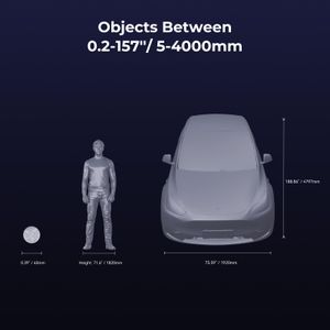 Creality CR-Scan Raptor Pro 3D Scanner – 22+7 Blue Laser, 0.02mm Accuracy, 60fps Full-Color Handheld for Windows/macOS