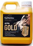 Alpha Gold by EquiNutritive - Tumeric and Linseed Oil Joint Care Supplement for Horses. 100% Natural Equine Support Supplements for Hips, Joints & Mobility. Easy-to-Feed, Ready-to-Use Liquid (5L)