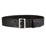 Aker Leather B01 Sam Browne Leather-Lined Duty Belt, 2-1/4" Width, Black