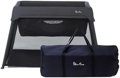 Silver Cross - Slumber 3-in-1 Travel Cot - Travel Cot/Crib - Baby Travel - Compact Travel System - Carbon