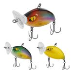 IZA 2.5S Deep Diving Fishing Lures for Freshwater and Saltwater Swimbait Crankbaits Bass Trout Crappie Catfish Lures, Bass Fishing Lures Fishing Gear and Equipment (I, Mighty)