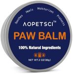 AOPETSCI Cat and Dog Paw Balm - 100% Natural Paw Moisturizer for Dogs and Cats; Soothes, Heals and Moisturizes Dry Cracked Paws and Protects; Organic Aloe Vera (Hippophae Rhammoides Fruit Oil)