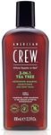 American Crew Shampoo, Conditioner & Body Wash for Men, 3-in-1, Tea Tree Scent, 3.3 Fl Oz