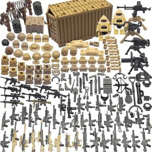 Special Military Soldier Style Weapon Sets, Military Weapon Pack Accessories Kits Toys, Swat Team Building Block Toys, Army Equipment Gear Sets, Accessories Compatible with Major Mini figure