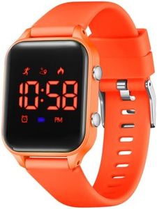 L LAVAREDO Waterproof Kids Digital Watches for Boys Girls,Sport Watch with Pedometer Stopwatch Vibration Alarm for Ages 5-13,No App Fitness Tracker Watch for Kids Teens Birthday Christmas Gifts