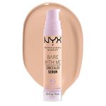 NYX Professional Makeup Bare With Me Concealer Serum, Natural, Medium Coverage, Vanilla, 9.6ml