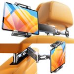 LISEN Extendable Tablet iPad Car Holder Back Seat for Kids, iPad Headrest Mount for Car, Road Trip Must Haves Essentials Tablet iPad Car Mount Accessories Compatible with 2024 iPad Pro Fire