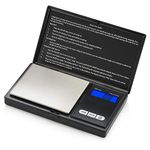 Smart Weigh SWS100 Elite Series Digital Pocket Scale, 100g by 0.01g, Black